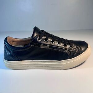 Taos Women’s Black Leather Lace-up Sneakers Comfort Shoes Size 8